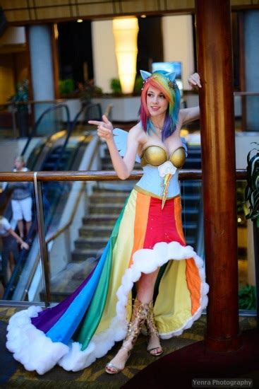 things we saw today lovely rainbow dash ballgown cosplay the mary sue
