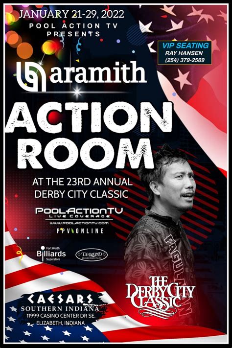Ppv Pool Action Tv Presents The Aramith Action Room At The Derby City