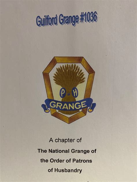 Guilford Grange - Home