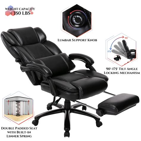 Big And Tall Executive Office Chair Reclining Office Chair