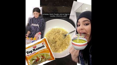 kylie jenner egg in ramen famous person