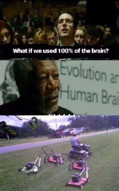 I think that humans already have id like a list of what you think is possible if we used 100% of our brain. What if we used 100% of our brain : memes