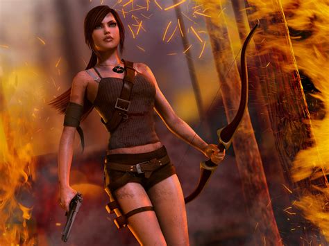 Tomb Raider Lara Croft Beautiful Girl Wallpaper Games Wallpaper