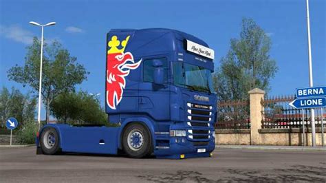 Scania R Rjl Simple Griffin Paintjob By L Zzy Ets Mods Euro
