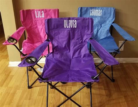 Personalized Adult Camping Chairs Fathers Day T Graduation Etsy