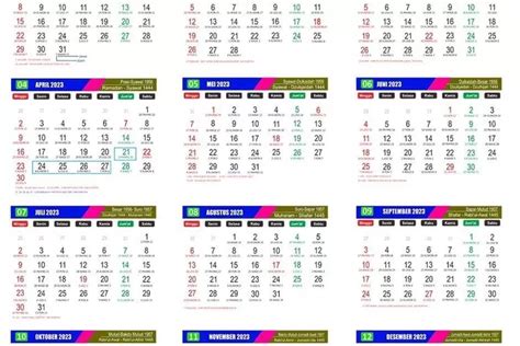 Kalender Islam 2023 Lengkap Dengan Jadwal Puasa 1444 H Dan Lebaran 2023