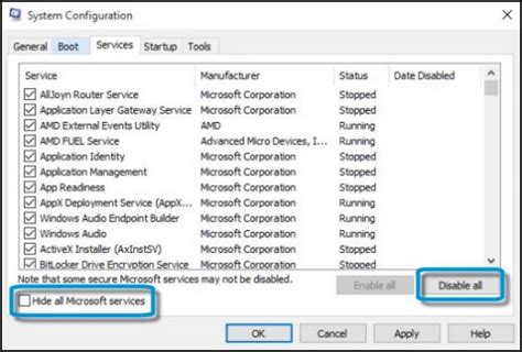 Hp Pcs Using Microsoft System Configuration Windows 10 8 Hp