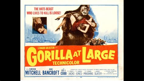 Cameron Mitchell Anne Bancroft And Raymond Burr In Gorilla At Large