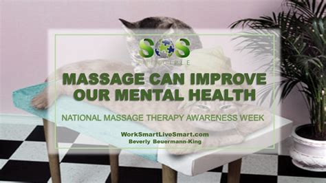 Massage Can Improve Our Mental Health Work Smart Live Smart