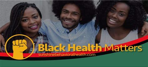 Black Health Matters Sunshine Behavioral Health More Light