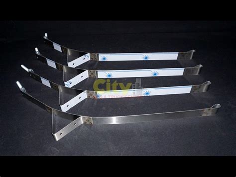 Kenworth Stainless Steel Fuel Tank Straps With Step For Sale