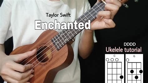 Enchanted Taylor Swift Ukelele Tutorial Easy Chords Youtube