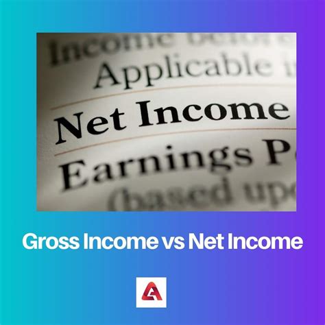 Difference Between Gross Income And Net Income