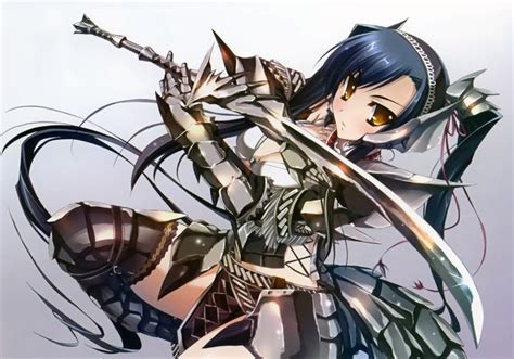Anime Fighter Girl Anime Warrior Anime Fighter Girl