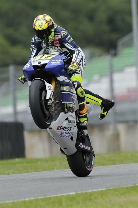 The launch control system also makes use of the wheelie control, the control that allows the bike to accelerate to the maximum while detecting any front wheel lift. Valentino Rossi Wheelie Superbikes Sport Moto GP Large ...