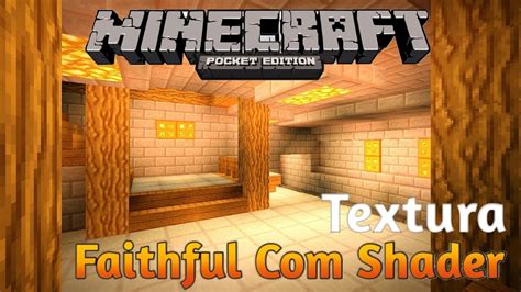 Textura De Faithful Con Shaders Para Minecraft Pe 104 Youtube