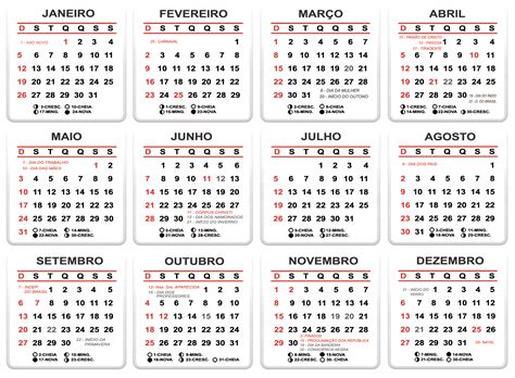 Calendario 2020 Em Branco Para Imprimir Calendario 2019