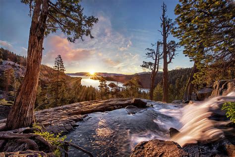 Eagle Falls Emerald Bay Lake Tahoe Sunrise Photograph By Menka Belgal