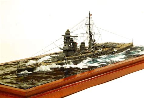 Ijn Amagi Scale Model Diorama Scale Model Ships Scale Models