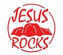 JESUS ROCKS Die-Cut Decal, Size 6 inch - Skyjacker Suspensions