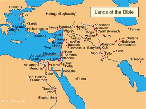 Simple Map Of Holy Land Biblical History Bible Mapping Holy Land Map