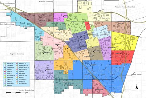 Map And Boundaries Anaheim Elementary School District