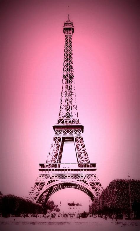 Eiffel Tower Pink Background Perfect For Girls By Tanyamarieolson 15