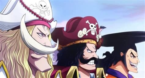 Whitebeard Gold Roger And Kozuki Oden One Piece Manga One Piece