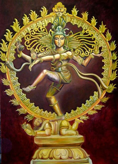 Nataraja Is A Depiction Of The Hindu God Shiva As The Cosmic Dancer Who