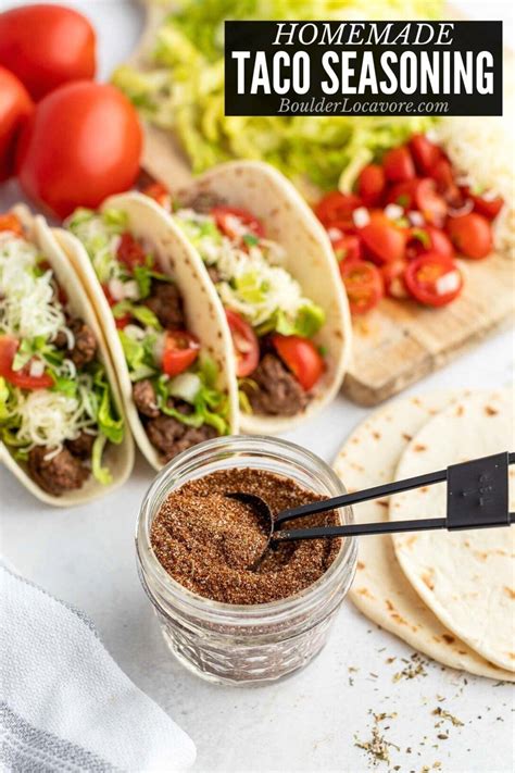 Homemade Taco Seasoning Recipe Fast And Easy Boulder Locavore®