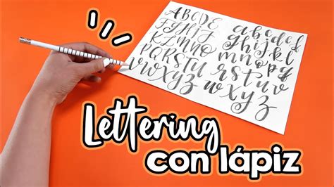 Lettering Con LÁpiz 5 Consejos Para Principiantes Y Abecedario