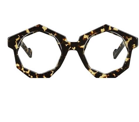 Angular Tortoise Shell Glass Frames Fashion Eye Glasses Stylish Eyeglasses Funky Glasses