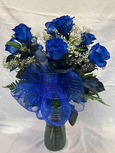 Roses Blue Premium Roses Arranged By A Florist In Linden Nj 1 800