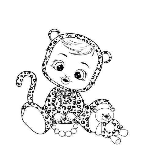 Cry Baby Coloring Pages Coloring Home