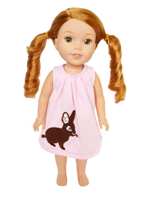 My Brittanys Whimsical Easter Bunny Dress For Wellie Wisher Dolls