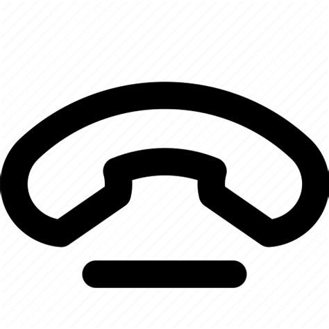 Call Deny Hang Phone Reject Up Icon