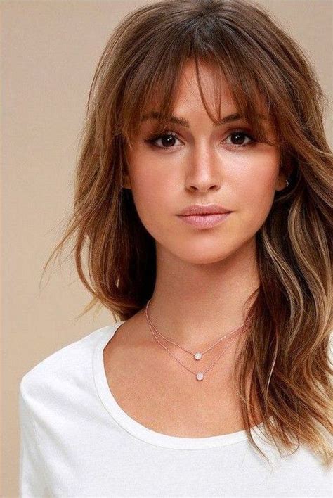 The Long Bangs On Thin Hair With Simple Style Best Wedding Hair For