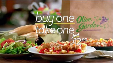 Olive Garden Never End Pasta Bowl Tv Commercial Buy One Take One
