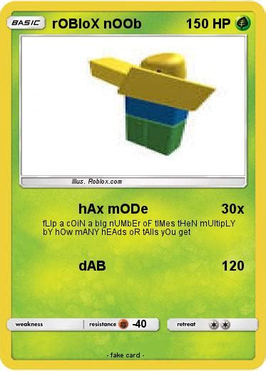 Pokémon Roblox Noob 75 75 Hax Mode My Pokemon Card