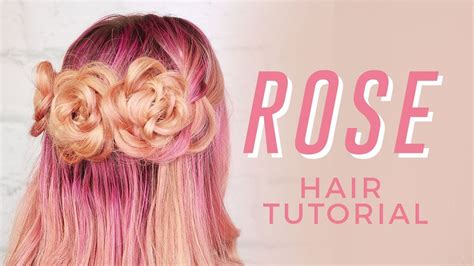 Braided Rose Hair Tutorial Ipsy Mane Event YouTube