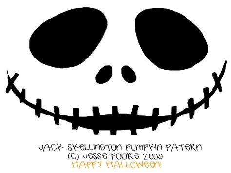 Jack Skellington And Sally Pumpkin Stencils Free Printable Free