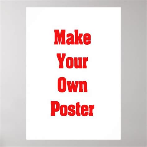 Make Your Own Poster Or Framed Canvas Print