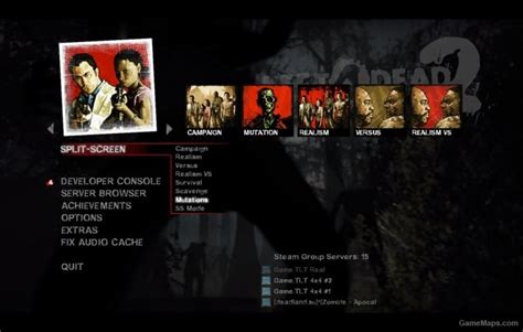Left 4 Dead 2 Split Screen Mainmenu Mod Mod For Left 4 Dead 2