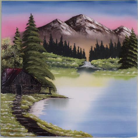 Bob Ross Mountain Retreat By Mikebosso On Deviantart