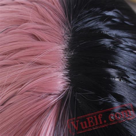 Melanie Martinez Half Black Pink Braids Hair Cosplay Wigs