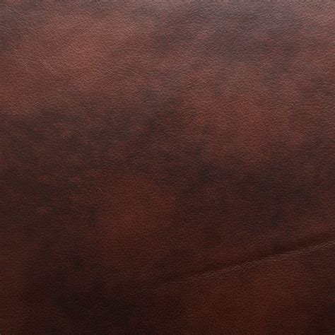 Distressed Antique Aged Brown Fire Retardant Faux Leather Upholstery