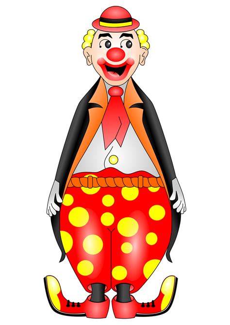 Clown Free Stock Photo Illustration Of A Cartoon Clown 17181