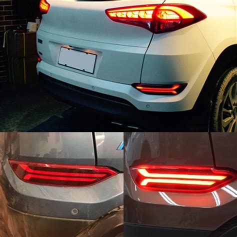For Hyundai Tucson 2016 2017 Led Tail Light 12v Waterproof Auto Rear
