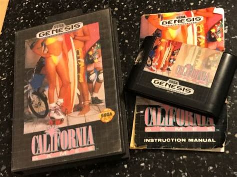 CALIFORNIA GAMES SEGA MEGADRIVE MEGA DRIVE SPORTS GAME CARTRIDGE BOX PAL EBay