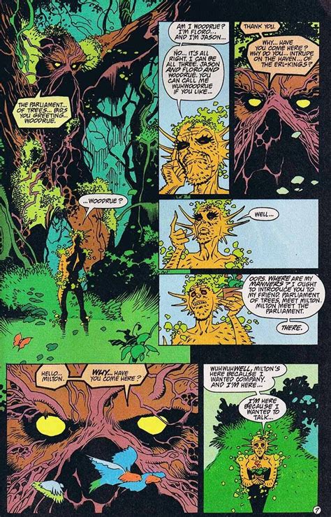 The Great Comic Book Heroes Mike Mignolas Swamp Thing Annual Pages